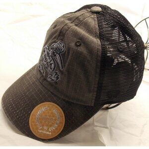 Miami Hurricanes 2019-2024 Secondary Logo on Mesh Trucker Hat Snap Back Closure